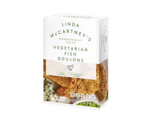 Filete de pescado empanado vegano