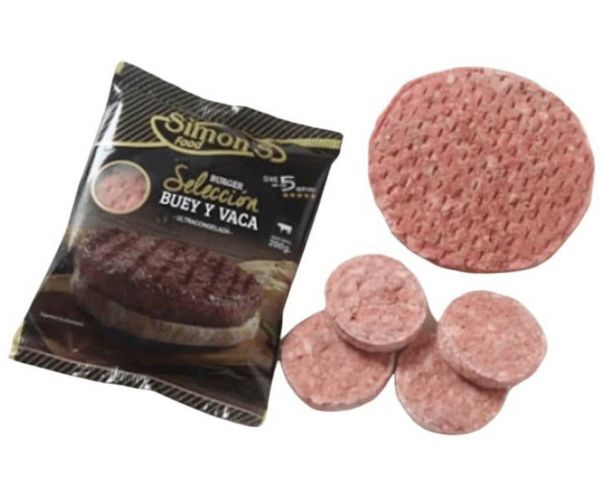 Hamburguesa mini de buey-vaca
